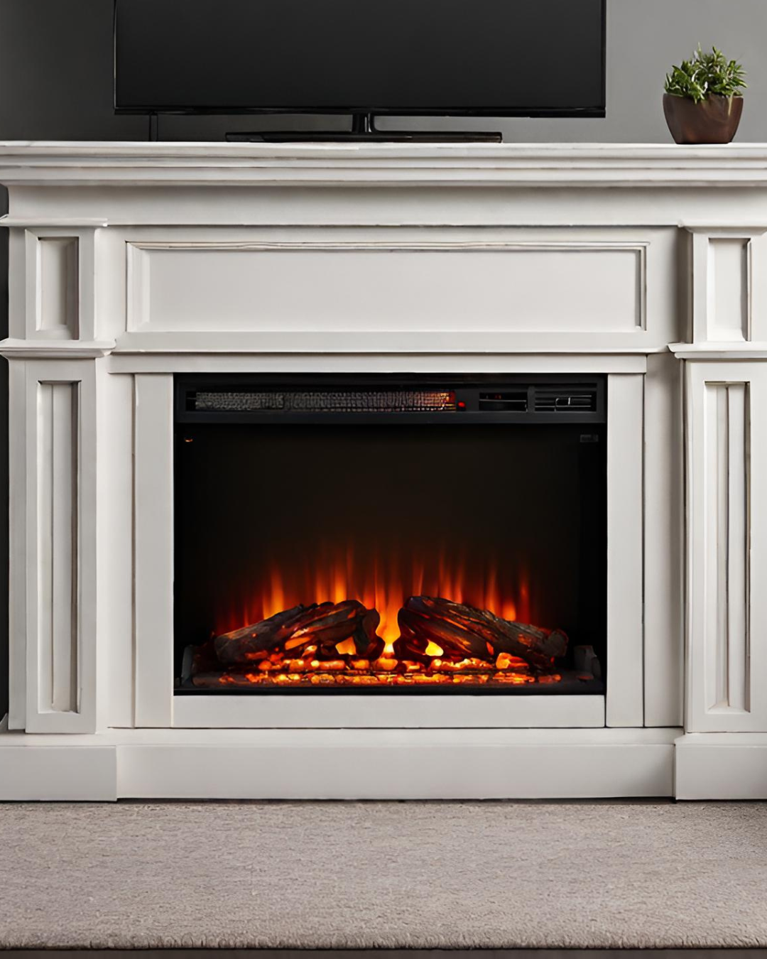 ELECTRIC FIREPLACE (FRONT GRILL)