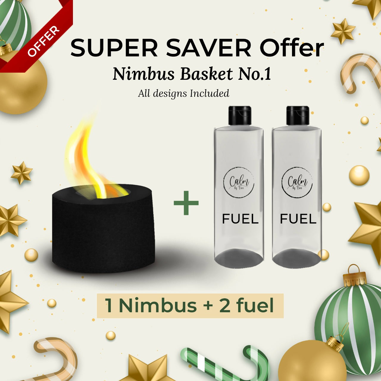 Nimbus + 2 fuel bottles
